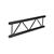 LADDER H30 LENGTH 150CM RAL9005 HL - Lengths maintube 48x3 