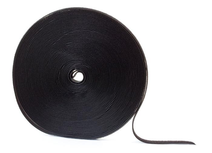 Velcro non-adhesive loop fastener 25 m x 20 mm black - Multitechnic AS
