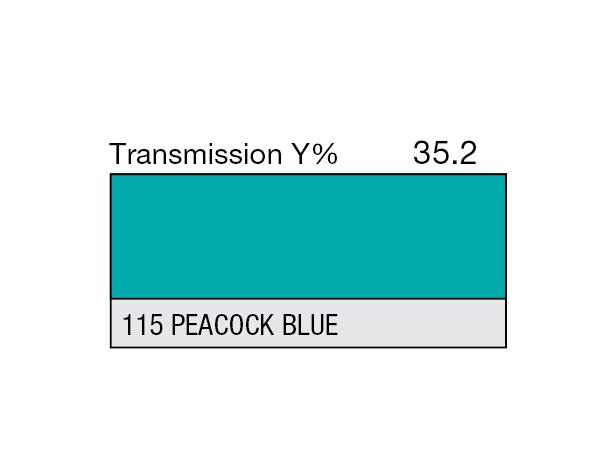 Peacock Blue Rolls 115 Peacock Blue