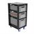 Storage cart height 110 with set A and top lid 