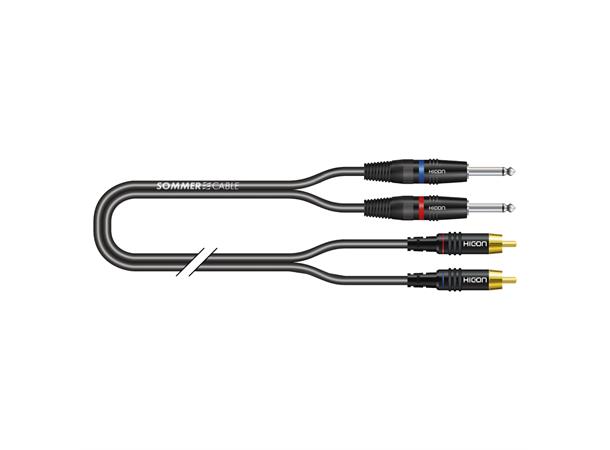 Stereo split cable SC-Onyx Stereo split cable SC-Onyx, jack / RCA