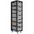 Storage cart height 203 with set D and top lid 