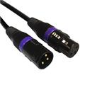 Accu Cable AC-DMX3 0,5m 3 p. XLRm/3 p. XLRf 0,5m DMX