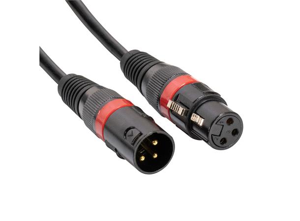 Accu Cable AC-DMX3 10m 3 p. XLRm/3 p. XLRf 10m DMX